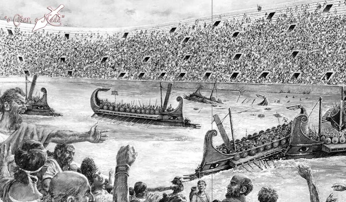 batallas navales en el coliseo